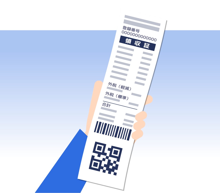 レシートや、クーポンと一緒にMAP閲覧用のQRコードを配布